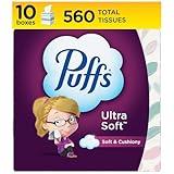 Puffs Ultra Soft Non-Lotion Tissues, 10 Cubes, 56 Tissues Per Box