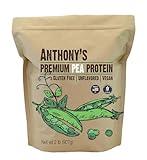 Anthony's Premium Pea Protein, 2 lb, Plant Based, Gluten Free, Unflavored, Vegan, Keto Friendly, Made from Peas