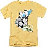Wholesome Family - Leave It to Beaver Adult T-Shirt, X-Large Yellow