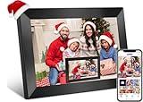 Uhale Digital Picture Frame WiFi Smart Slideshow Picture Frames 10.1Inch HD Digital Photo Frame, 16GB Storage, Electronic Picture Frame Easy to Share Photos and Video via Uhale APP-Gifts for Family