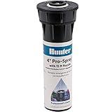 Hunter Pro 4" Pop Up Sprinkler Head, Adjustable 0°–360° Spray Pattern, 8'–15' Coverage, In-Ground Lawn Irrigation System, Sprinkler Head for Yard and Garden