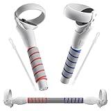 2 in 1 Long Arms & Handle Attachments Compatible with Oculus Quest 2 Hand Controllers, VR Gorilla Tag Long Arms/Stick Extension Grips for Meta Quest 2 Accessories for Beat Saber Golf Club Game
