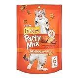 Purina Friskies Cat Treats, Party Mix Original Crunch - (Pack of 6) 6 oz. Pouches