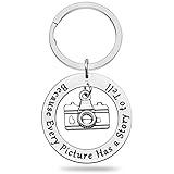 Photographer Gift Camera Keychain Wedding Camera Gifts Photography Keychain Christmas Birthday Gifts for Photography Inspirational Gift for Photo Lovers Photo Club Gift Camera Encouragement Gift