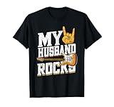 My Husband Rocks - Electronic Rock Guitar T-Shirt