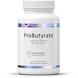 Tesseract Medical Research ProButyrate Gut Health Supplement, Butyric Acid Complex, Gastrointestinal Support Supplement, Helps Restore Balance to Stabilize Gut Microbiome, 600mg, 120 Capsules