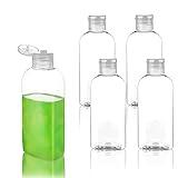 Kitchen GIMS Travel Size Containers Plastic Travel Bottles for Toiletries Leak Proof Squeeze Bottle with Flip Cap TSA Approved 3.4oz/100ml Small Bottles for Liquids, Shampoo & Lotion (5 Pack)