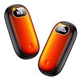 Hand Warmers Rechargeable, 14000mAh Electric Hand Warmer 2 Pack Dual-Sided Heating 17Hrs Warmth Max 131℉ USB-C Portable Pocket Heater for Raynauds, Hunting, Golf, Camping