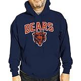 Team Fan Apparel NFL Home Team Hoodie - Adult Hooded Sweatshirt - Pro Football Fleece Hoodie - Pullover Sweatshirt (Chicago Bears - Navy, Adult X-Large)