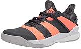 adidas Men's Stabil X Cross Trainer, Grey Six/Signal Coral/Grey, 14.5 M US