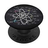 Atomic Nuclear Science and Physics Blackboard PopSockets PopGrip: Swappable Grip for Phones & Tablets