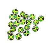 TIRROMAJA New For Arrival 20Pcs Silver Alloy Mexican Flag Charm Accessories For DIY Bracelet Jewelry Making With For You Accessories Creative Gift