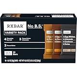 RXBAR Protein Bars, Protein Snack, Snack Bars, Variety Pack, 18.3oz Box (10 Bars)