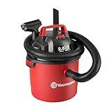 Vacmaster VOM205P 1101 Small Wet Dry Vacuum 2.5 Gallon 2 Peak HP 1-1/4 inch Hose