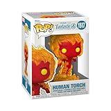 Funko Pop! Marvel: The Fantastic Four: First Steps - Human Torch - Fantastic Four (2025) - Collectable Vinyl Figure - Gift Idea - Official Merchandise - Toys for Kids & Adults - Movies Fans