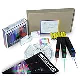 Tech Light Lab LED Optics Kit - LED Color Mixing Educational Kit for Grades 2-8 (Red Green Blue 3-Pack) - Transforms into Ray Box - Reflection and Refraction Optics Experiments for Kids