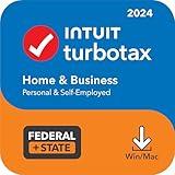 TurboTax Home & Business 2024 Tax Software, Federal & State Tax Return [PC/MAC Download]