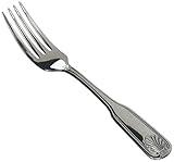 Winco St 12-Piece Toulouse Dinner Fork Set, 18-0 Extra Heavy Weight Stainless Steel, Silver