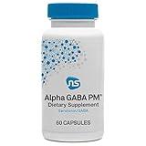 NeuroScience Alpha GABA PM for Sleep - Valerian Root, 5 HTP & L Theanine Supplement with Melatonin 3mg - Help Calm Overactive Minds & Racing Thoughts - High Dose L-Theanine 400mg (60 Capsules)