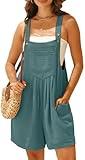 GRECERELLE Jumpsuits For Women Summer Short Overalls Casual Adjustable Loose Women's Rompers with Pockets 2025