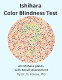 Isihara Color Blindness Test: All Ishihara plates with Result Assessment