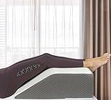 Kölbs Bed Wedge Leg Pillow for Elevation Chic Jacquard Cover, Knee, Ankle Bolster Body Positioner Post Surgery