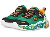 SKECHERS Boy's Play Scene Sneaker, Grey/Multi, 10 Toddler