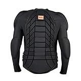 BenKen Men's Women's Professional Anti-Collision Sports Shirts Motorcycle Protective Jacket Full Body Armor Protector Back Protector for Skateboarding Skating Snowboarding Cycling