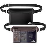 HEETA Waterproof Fanny Pack, Waterproof Waist Pouch Dry Bag 2/3/4 Pack for Phone, Adjustable Strap and Screen Touch Sensitive for Swimming Kayaking Boating Beach Fishing Diving Surfing Accessories