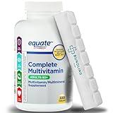 Bundling Bliss Equate Complete Multivitamin Dietary Supplement, Adults, 220 Count, 7 Day Pill Organizer Included - 1 Pack