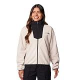 Columbia Women's Sequoia Grove Full Zip Fleece, Dark Stone/Black, X-Large