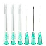 100Pack -21Ga 1.5inch(38mm) Dispensing Needle,Individual Package of Injection Syringe Accessories with Luer Lock,Suitable for Refilling Liquid, Inks,Livestock and Industry(0.8*38mm)…