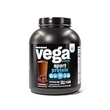 Vega Sport Premium Vegan Protein Powder Chocolate(45 Servings) 30g Plant Based Protein,5g BCAAs,Dairy Free,Gluten Free,Non GMO,Pea Protein for Women and Men,4lbs 5.9Oz(Packaging May Vary)