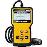 MOTOPOWER MP69033 Car OBD2 Scanner Code Reader Engine Fault Scanner CAN Diagnostic Scan Tool for All OBD II Protocol Cars Since 1996, Yellow