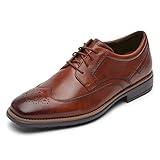 Rockport Men's Next Gen Wingtip Oxford, New Brown, 7