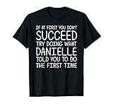 DANIELLE Gift Name Personalized Birthday Funny Christmas T-Shirt