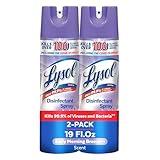 Lysol Disinfectant Spray, Sanitizing And Antibacterial Spray, For Disinfecting And Deodorizing, Early Morning Breeze, 19 Fl Oz (Pack Of 2), Packaging May Vary