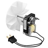 Siasky Universal Bathroom Vent Exhaust Fan Motor Replacement Motors Kit, Fit for Nu-Tone Br-oan Exhaust Vent Fan Motor 120V 50CFM, with Blower Wheel