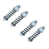 (4-Pack) Car Exhaust Manifold Bolts, M10x1.5 mm Exhaust Bolts and Nuts Kit with Springs for Exhaust Gasket,Professional Exhaust Flange Bolts Car Accessories for Most Cars