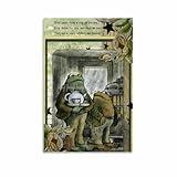 Vintage Book Cover Poster,Frog And Toad Children's Book Cover Art Canvas Painting Posters And Prints Wall Art for Living Room Bedroom Decor 12x18inch(30x45cm) Unframe-style