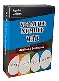 Negative Number War - A Fun Pre-Algebra Math Game for Kids 8-12 and Adults. Practice Adding and subtracting Negative Numbers While Having Fun!