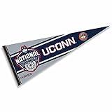 University of Connecticut UCONN Basketball National Champions Pennant Banner Flag