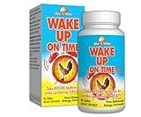 Rise-N-Shine Wake Up On Time Energy Supplement to Help Boost Your Mornings with Alertness & Focus for a Productive Day with Natural Caffeine & More - 40 Tablets