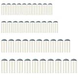 Yuanchu 40pcs Slip On Pool Cue Tips, 4 Sizes Pool Stick Tips No Glue or Tool Required Billiard Cue Tip Replacement Kit Snooker Table Accessories (9mm/10mm/12mm/13mm)