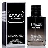 Savage for Men 3.4 Oz Men's Eau De Toilette Spray Refreshing & Warm Masculine Scent for Daily Use Men's Casual Cologne Great Holiday Gift Smell Fresh All Day A Gift for Any Occasion