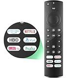 Replacement for Insignia/Toshiba/Pioneer TV Remote, Universal Compatible for AMZ Fire Smart TV Remote (Not for Stick and Cube) with 6 Hot Keys