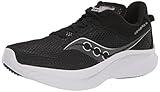 Saucony Men's Kinvara 14 Sneaker, Black.White, 9 Wide