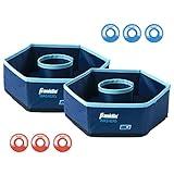 Franklin Sports Washer Set - (2) 12" x 12" Folding Targets - Portable Fun - Perfect for Beach, Tailgating, Parties - Replacement Bottle Cap Washers , (Blue,Red)