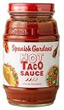 Spanish Gardens Taco Sauce (6 Pack) — Hot Taco Sauce for Authentic Mexican Food — Original Family Recipe, Spicy Sauce for Tex Mex Food (11.5 oz)