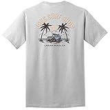 JOES SURF SHOP Men's Early Bird Logo Heavyweight Tees-L-Ash/c